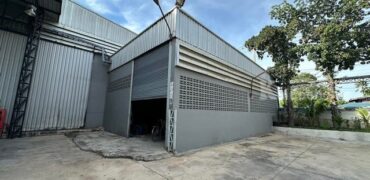 รหัสC6770 ให้เช่าโกดัง โรงงาน บางบัวทอง นนทบุรี พื้นที่สีม่วง มีใบอนุญาตโรงงาน ประเภท 105