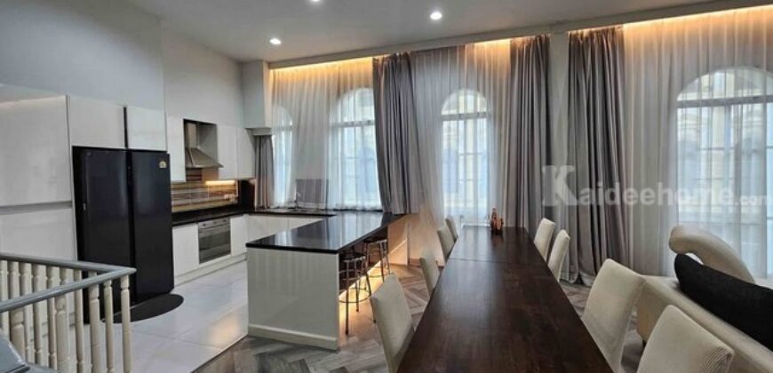 รหัสC6785 ให้เช่าทาวน์โฮม 3.5ชั้น 2หลังติดกัน บ้านกลางกรุงแกรนด์เวียนนา พระราม3 เหมาะทำโฮมออฟฟิศ