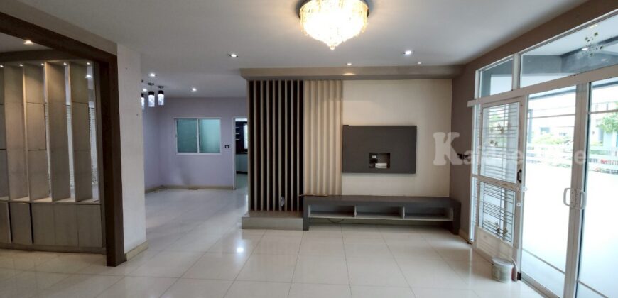 ขายบ้านเดี่ยว หมู่บ้านเดอะแพลนท์ ภัสสร บางนา-กิ่งแก้ว หลังมุม ต่อเติมห้องนอนด้านล่างเพิ่มเติม