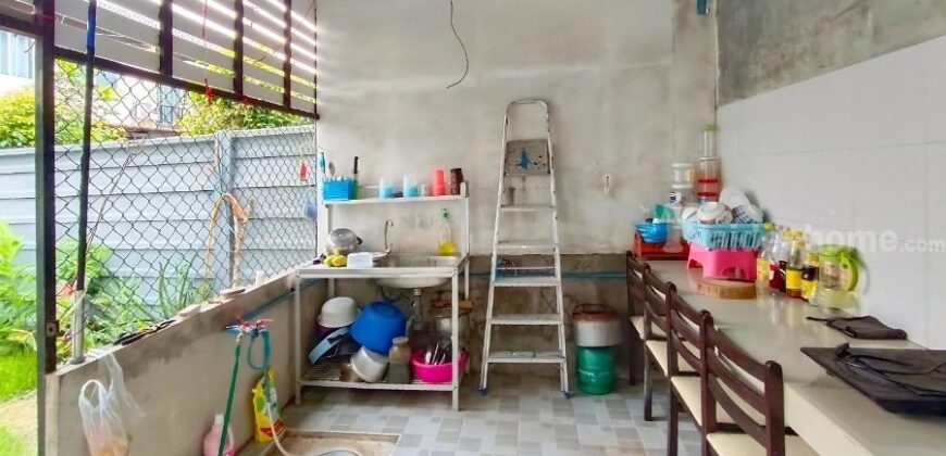 ขาย!! ทาวน์โฮม บ้านพฤกษา60/1 รังสิต-บางพูน (หลังริม ขนาด 32 ตร.ว.) ซอยวัดบางพูน เมืองปทุมธานี ต่อเติมครบพร้อมอยู่ : Baan pruksa 60 rangsit-bangpun