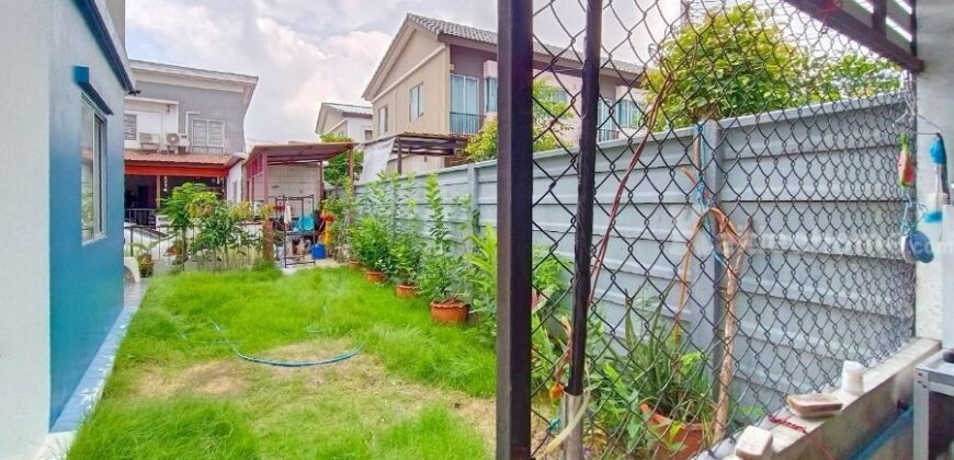 ขาย!! ทาวน์โฮม บ้านพฤกษา60/1 รังสิต-บางพูน (หลังริม ขนาด 32 ตร.ว.) ซอยวัดบางพูน เมืองปทุมธานี ต่อเติมครบพร้อมอยู่ : Baan pruksa 60 rangsit-bangpun