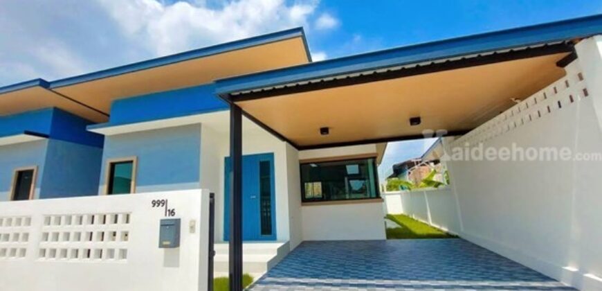 บ้านสวยพร้อมอยู่ เริ่ม 2.xxล้าน! บ้านเเฝด 2 นอน ถนนกว้าง 8 เมตร ถนนไม่ตัน เข้าซอยไหนก็ได้ เเละมาพร้อมกับเลขที่มงคล 999