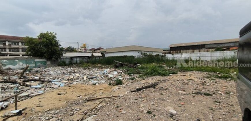 ให้เช่า ที่ดิน 340 ตรว. พระประแดง จ.สมุทรปราการ เดินทางสะดวกใกล้ทางด่วน โทร 0878033432