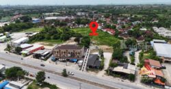 ขายที่ดินเปล่าใจกลางเมือง บ้านฉาง ระยอง ทำเลดี ใกล้ถนนบูรพาพัฒน์แค่ 50 เมตร