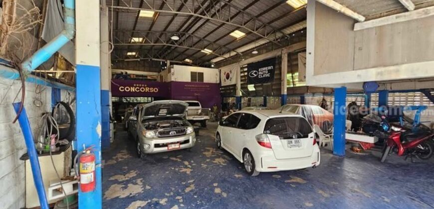 ประกาศขาย อู่ซ่อมรถพ่นสี พร้อมดำเนินการทันที ราคาเพียง 4.5 ล้านบาท เนื้อที่ 80 ตรว. ห้องพ่นสี แท่นดึงตัวถัง จอดรถได้ 10 คัน ทำเลดี