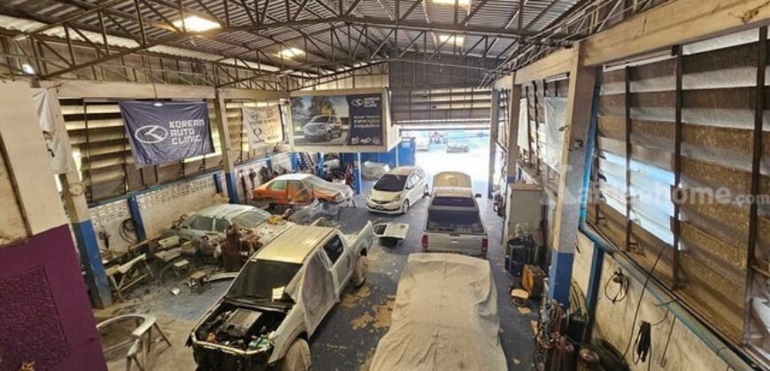 ประกาศขาย อู่ซ่อมรถพ่นสี พร้อมดำเนินการทันที ราคาเพียง 4.5 ล้านบาท เนื้อที่ 80 ตรว. ห้องพ่นสี แท่นดึงตัวถัง จอดรถได้ 10 คัน ทำเลดี