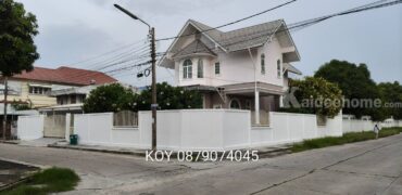 ขายบ้านเดี่ยวปุณณวิถี สุขุมวิท หมู่บ้านเมืองทอง 149 ตร.ว หลังมุม 4ห้องนอน พร้อมอยู่ ทำเลดี ใกล้BTS ออกวชิรธรรม อุดมสุข ศรีนครินทร์ได้ หมู่บ้านเงียบสงบ ไม่เสียค่าส่วนกลาง บรรยากาศดี เดินออกกำลังกายรอบหมู่บ้านชิวๆ 087-9074045