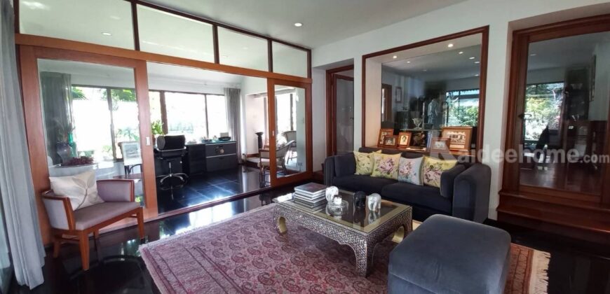 ขายบ้านเดี่ยวพัฒนาการ บ้านหรูพร้อมสวนขนาดใหญ่ ที่ดิน 200ตร.ว หมู่บ้านเอื้อสุข พัฒนาการ56 ใกล้ รร.เตรียมอุดมพัฒนาการ ศรีนครินทร์ หัวหมาก ใกล้มอเตอร์เวย์ สนามบิน เดอะไนน์ พระราม9 Detach House Phatthanakarn 087-9074045