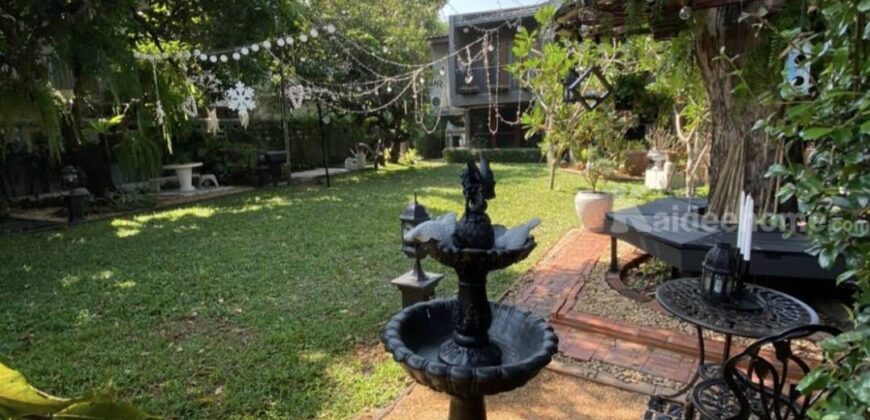 ขายบ้านเดี่ยวสุขุมวิท58 บางจาก ที่ดินพร้อมบ้านในสวนร่มรื่น 170 ตร.ว 6 ห้องนอน ใกล้ BTS บางจาก อ่อนนุชไปทองหล่อ เอกมัย สะดวก บ้านสวยหลังใหญ่พร้อมอยู่ Sukhumvit Detached House sale 087-9074045