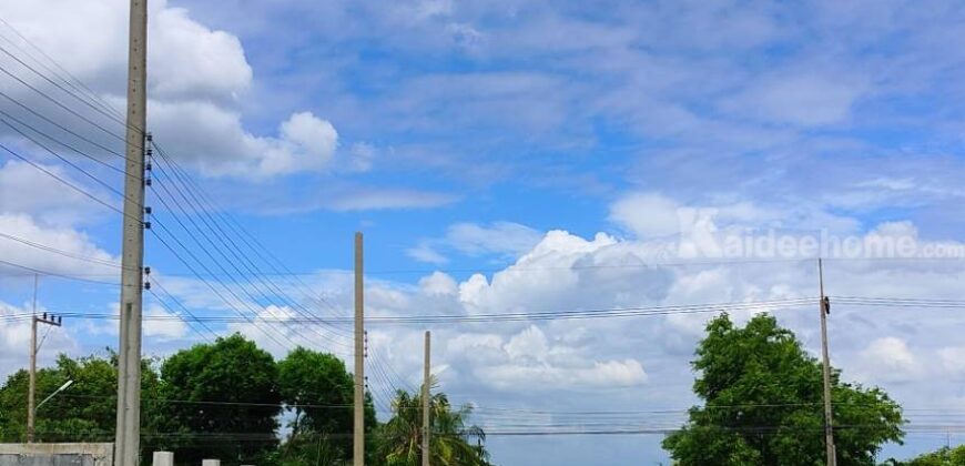 ขายที่ดินเปล่าถมแล้วมี+น้ำ+ไฟ ครบ