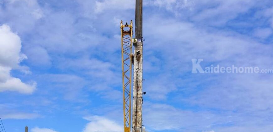 ขายที่ดินเปล่าถมแล้วมี+น้ำ+ไฟ ครบ