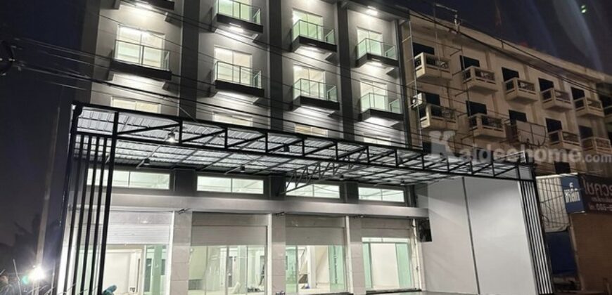 รหัสC6804 ให้เช่าอาคารพาณิชย์ 4ชั้นครึ่ง 4คูหา ย่านถนนรังสิต-ปทุมธานี เหมาะกับหลายธุรกิจ
