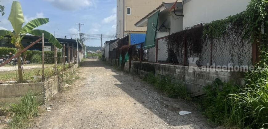 ขายที่ดินเปล่าใจกลางเมือง บ้านฉาง ระยอง ทำเลดี ใกล้ถนนบูรพาพัฒน์แค่ 50 เมตร