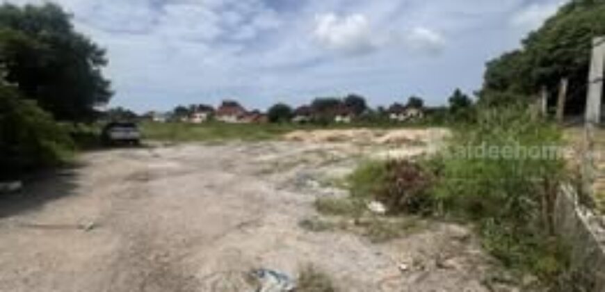 ขายที่ดินเปล่าใจกลางเมือง บ้านฉาง ระยอง ทำเลดี ใกล้ถนนบูรพาพัฒน์แค่ 50 เมตร