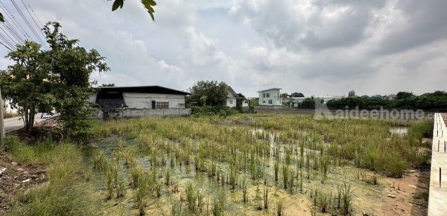 ขายที่ดิน 263 ตรว. พร้อมถมดินให้ ซอยวัดพูนพิมลราช ต.พิมลราช อ.บางบัวทอง จ.นนทบุรี โทร 088-899-8965