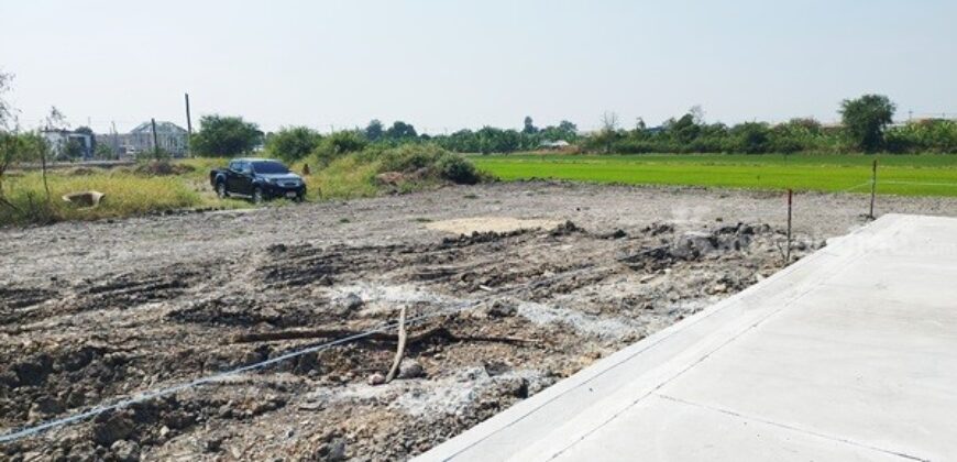 ขายที่ดินนนทบุรี ไทรน้อย บางบัวทอง-ถมแล้ว เส้นบ้านกล้วย-ไทรน้อย ซอยสามัคคีธรรม2 โทร 095-4681414