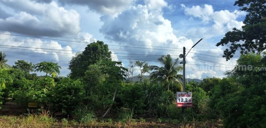 ขายที่ดินแปลงสวย 12 ไร่ 2 งาน ติดถนน 3 ด้าน เหมาะแบ่งจัดสรรขาย ปลูกบ้าน หรือทำสวนเกษตร โทร. 094-5276439