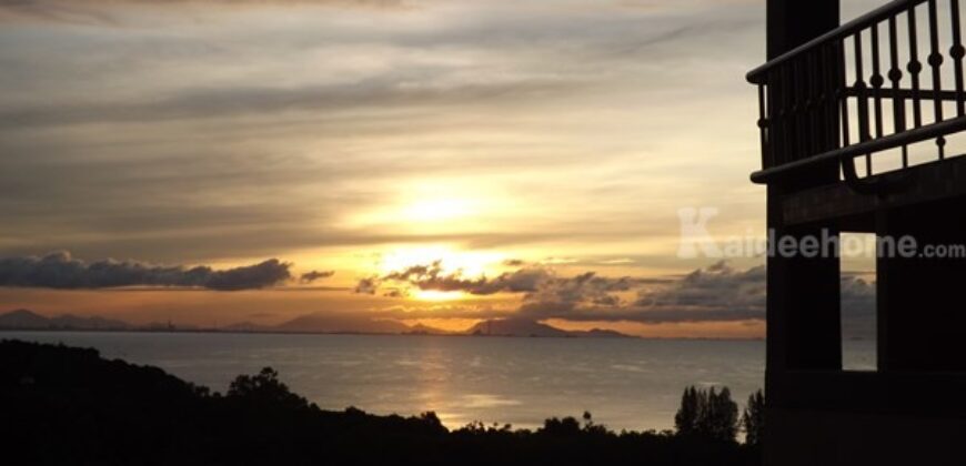 ขายหรือให้เช่าระยะยาว รีสอร์ทบนเนินเขาวิวทะเล สัตหีบ ชลบุรี เงียบสงบพร้อมวิลล่าส่วนตัว 12 หลัง โทร 0887649875
