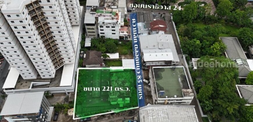 ขายด่วน! ที่ดินพร้อมอาคารพาณิชย์และโกดัง ใจกลางเมืองสาทร พระราม 3 เนื้อที่ 221 ตารางวา โทร 0619829696