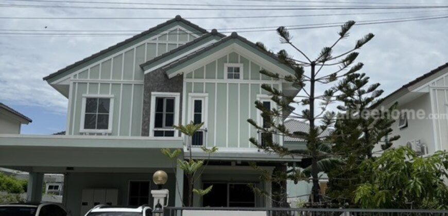 ขายบ้านเดี่ยว 2 ชั้น หมู่บ้านวิลลาจิโอ้ 2 ศรีนครินท์-บางนา อยู่ใกล้เมกาบางนา ทางด่วน โทร 090-262-9151
