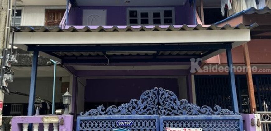 ให้เช่าพร้อมเข้าอยู่ ทาวน์เฮาส์ 3 ชั้น 3 ห้องนอน ท่าข้าม บางขุนเทียน ตรงข้ามเซ็นทรัลพระราม2 โทร 0897683529