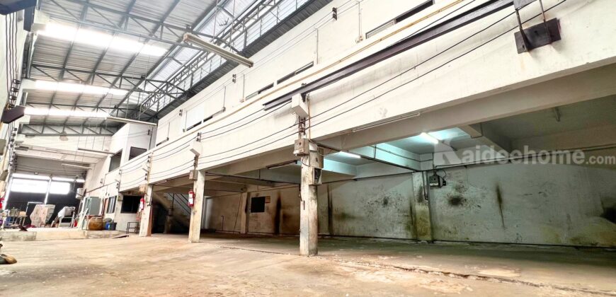 ขายโรงงานกระทุ่มแบน โครงสร้างแข็งแรง พร้อมออฟฟิศ 2 อาคาร สภาพดี ราคาถูก