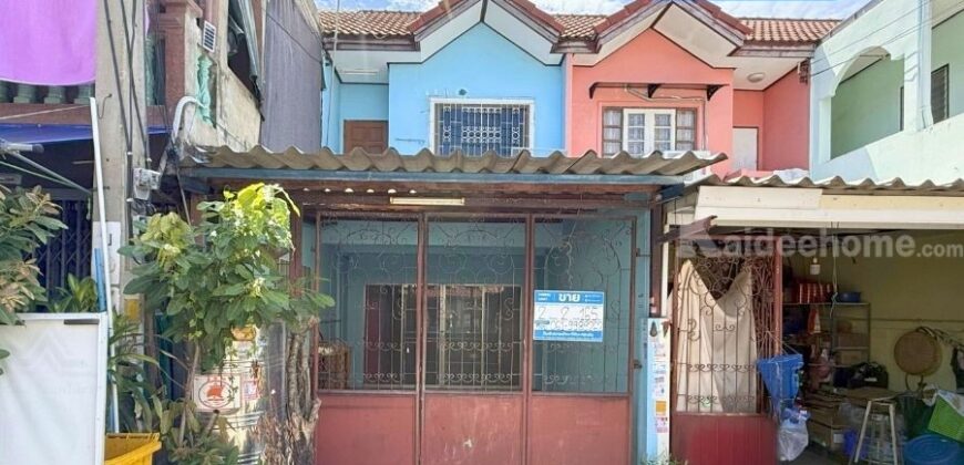ขาย!! ทาวน์เฮ้าส์ หมู่บ้านสินทวีงามเจริญ (ขนาด 17 ตร.ว.) ซ.อนามัยงามเจริญ27 ถ.พระราม2 บางขุนเทียน กรุงเทพฯ : Sinthaweengamcharoen