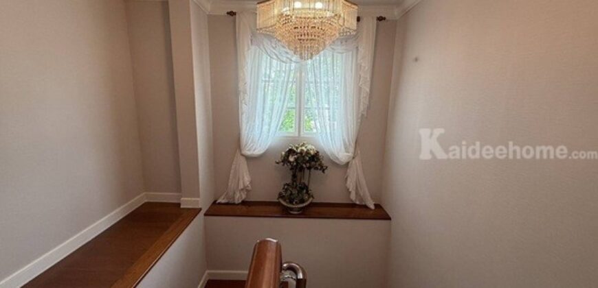 ให้เช่าบ้านเดี่ยว นันทวัน อ่อนนุช44, 3นอน 4น้ำ Line ID @757zwvfy