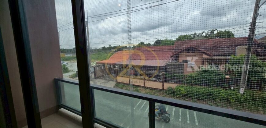 ให้เช่าอาคารพาณิชย์ หน้าหมู่บ้านมณีรินทร์ กรีนพาร์ค อ่างศิลา (ซอยวัดเตาปูน) ตึกใหม่ สวย ทำเลดี ต.เสม็ด อ.เมืองชลบุรี จ.ชลบุรี