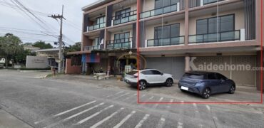 ให้เช่าอาคารพาณิชย์ หน้าหมู่บ้านมณีรินทร์ กรีนพาร์ค อ่างศิลา (ซอยวัดเตาปูน) ตึกใหม่ สวย ทำเลดี ต.เสม็ด อ.เมืองชลบุรี จ.ชลบุรี