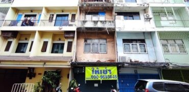 ให้เช่าตึกแถวโซนพระราม 4 สามย่าน ใกล้ MRT 380 เมตร เหมาะทำที่พักคนงาน