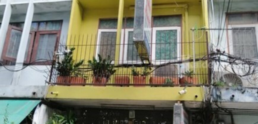 ขายตึกแถว 4 ชั้น หมู่บ้านเพชรไผ่เงิน ทำเลค้าขาย ซอยสาธุฯ 20 ใกล้พระราม 3