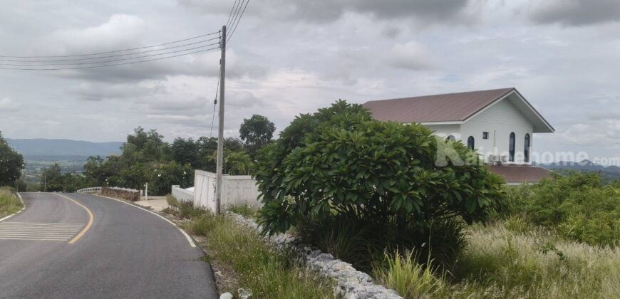 ขายที่ดินบนเนินเขา เขาใหญ่ ปากช่อง ที่ดิน 3 ไร่ บนภูเขา วิวเขาสวย ติดถนนลาดยาง อยู่ขนงพระ 2235 หนองสาหร่าย หนองช้างตาย เดินทางสะดวก ใกล้ตัวเมืองปากช่อง ร้านค้า เซเว่น The paz เดอะปาซ 0879074045