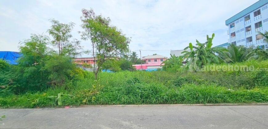 ขาย!! ที่ดินเปล่า 84 ตร.ว. แปลงสวย ซอยเพชรเกษม87 ใกล้พุทธมณฑลสาย4 อ้อมน้อย อยู่ในแหล่งชุมชน เดินทางสะดวก เข้า-ออกได้หลายทาง