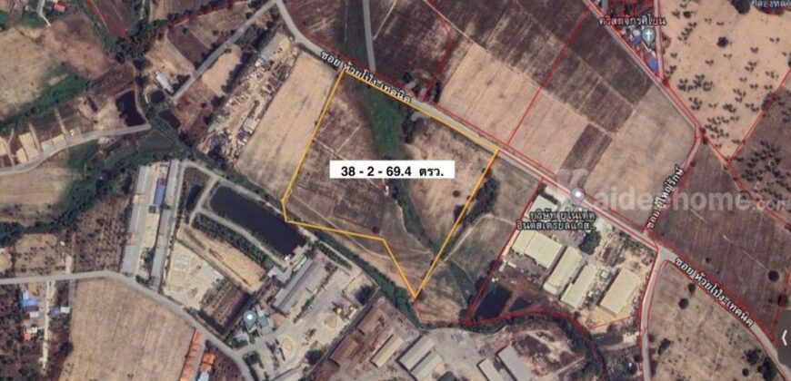ขายที่ดินเปล่าทำเลทอง ห้วยโป่ง ระยอง 38-2-69.4 ไร่ ขายที่ดินเปล่าทำเลทอง ห้วยโป่ง ระยอง 38-2-69.4 ไร่