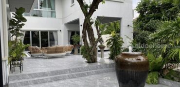 รหัสC6836 ให้เช่าบ้านเดี่ยว 2ชั้น มีสระว่ายน้ำส่วนตัว หมู่บ้านโนเบิลทารา พัฒนาการ ใกล้ Airport Link สถานีหัวหมาก