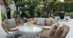 รหัสC6836 ให้เช่าบ้านเดี่ยว 2ชั้น มีสระว่ายน้ำส่วนตัว หมู่บ้านโนเบิลทารา พัฒนาการ ใกล้ Airport Link สถานีหัวหมาก