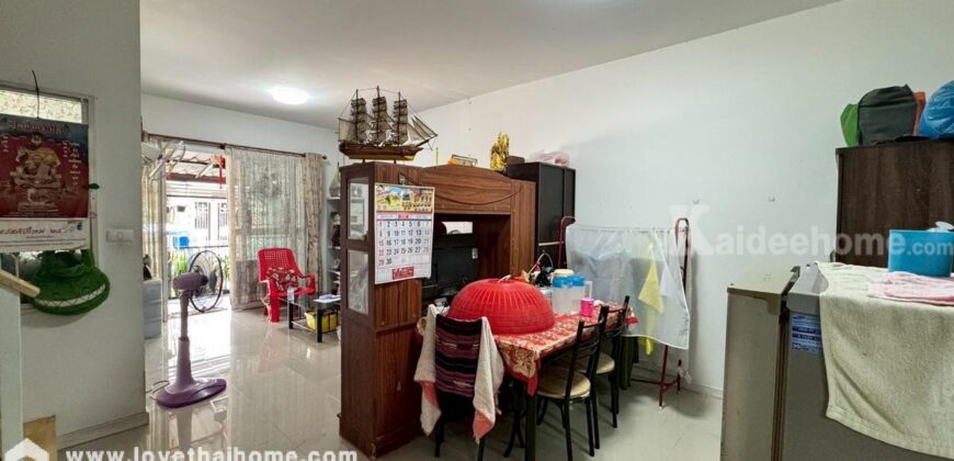 ขายทาวน์เฮ้าส์ 2 ชั้น หมู่บ้านพฤกษา127 เศรษฐกิจ-พระราม2 ถนนพระราม2 ซอยหุบสังกะสี พื้นที่ 17.4 ตรว. ใกล้เซ็นทรัลมหาชัย