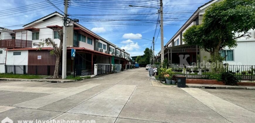 ขายทาวน์เฮ้าส์ 2 ชั้น หมู่บ้านพฤกษา127 เศรษฐกิจ-พระราม2 ถนนพระราม2 ซอยหุบสังกะสี พื้นที่ 17.4 ตรว. ใกล้เซ็นทรัลมหาชัย