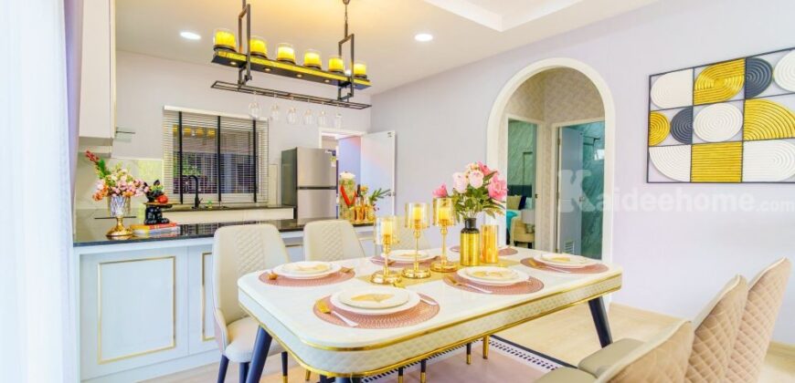 บ้านเดี่ยวสไตล์โมเดิร์นลักชูรี่ พร้อมสระว่ายน้ำส่วนตัว บางละมุง ชลบุรี