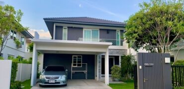 ขายบ้านเดี่ยว 2 ชั้น มัณฑนา มอเตอร์เวย์-กรุงเทพกรีฑาตัดใหม่ ราคาพิเศษ ใกล้ Airport Rail Link โทร 0636289464