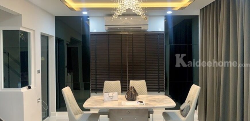 ขายบ้านเดี่ยว 2 ชั้น มัณฑนา มอเตอร์เวย์-กรุงเทพกรีฑาตัดใหม่ ราคาพิเศษ ใกล้ Airport Rail Link โทร 0636289464