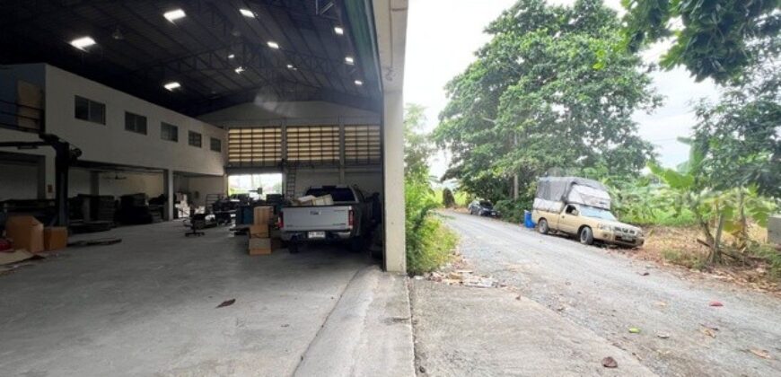 ขายโรงงานพุทธมณฑล สาย 5 สามพราน นครปฐม 249 ตร.ว. พร้อมที่พักคนงาน และส่วนสำนักงาน