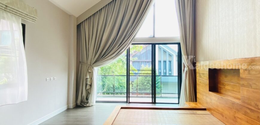 ขายบ้านเดี่ยว สไตล์ Luxury Nordic บางกอกบูเลอวาร์ด พระราม 9 บ้านหลังริม เนื้อที่ 69.3 ตรว. ใช้สอย 283 ตรม. บ้านสวย สภาพดี เจ้าของอยู่น้อย ตกแต่งบางส่วน ปรับราคาจาก 13.8 ล้านบาท เหลือเพียง 12,900,000 บาท