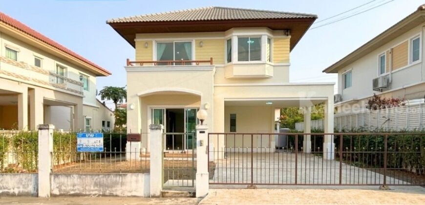 บ้านเดี่ยว ชวนชื่น กรีนบาวด์ กรุงเทพ-ปทุมธานี เมืองปทุมธานี (ขนาด 63 ตร.ว.) ตั้งอยู่ภายในโครงการ Flora Ville Golf & Country Club สนามกอล์ฟระดับ Exclusive