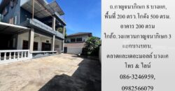 ให้เช่าโกดัง/โรงงาน พร้อมอาคาร 3 ชั้น ถ.กาญจนาภิเษก 8 บางแค, 200 ตรว. โกดัง 500 ตรม. อาคาร 200 ตรม ใกล้ถ.วงแหวนกาญจนาภิเษก 3 แยกบางบอน, ตลาดและเดอะมอลล์ บางแค