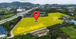 ที่ดินทำเลทองใกล้ถนนสาย36 นิคมพัฒนา ระยอง 41-3-2.1 ไร่