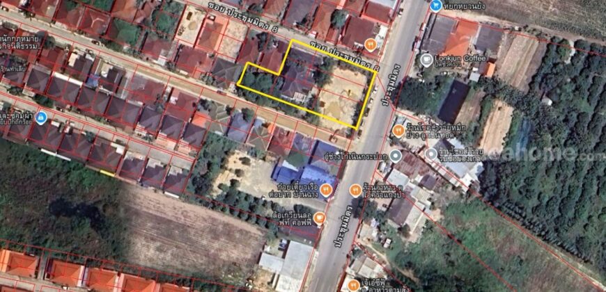 ที่ดินพร้อมบ้าน 523 ตร.ว. โครงการหาดน้ำรินวิลล่า บ้านฉาง ระยอง