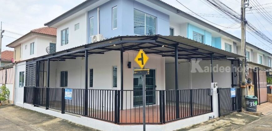 ขาย!! ทาวน์โฮม 2 ชั้น หลังมุม (ขนาด 23.3 ตร.ว.) บ้านพฤกษา96/1 รังสิต-คลองหลวง คลองสอง ปทุมธานี