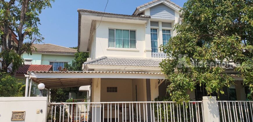 ขาย/ให้เช่า บ้านเดี่ยวพร้อมเฟอร์นิเจอร์พร้อมเข้าอยู่ได้ทันที ▫ 📌 หมู่บ้านพฤกษ์ลดา1 รังสิต – คลอง4 ▫️ โดยตรงจากเจ้าของ ราคาต่อรองได้